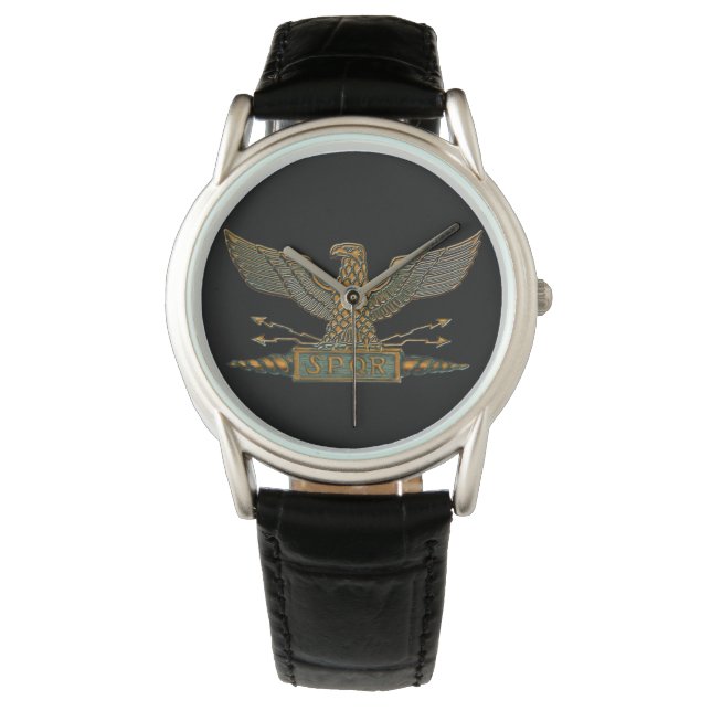 Roman Legion Eagle in Copper Finish Watch (Front)