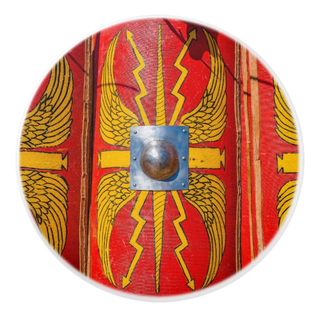 Roman Military Shield - Scutum Ceramic Knob (Front)