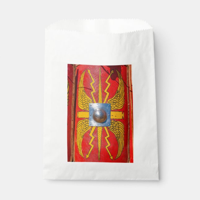 Roman Military Shield - Scutum Favour Bag (Front)