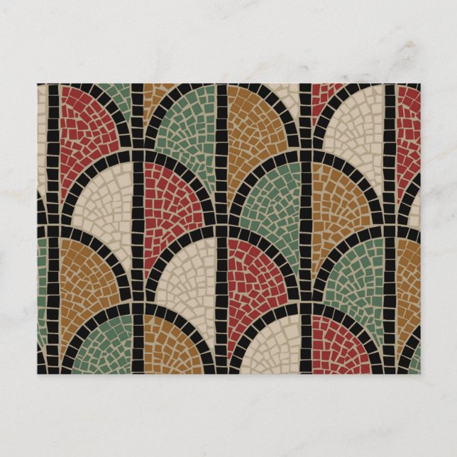 Roman mosaic (Pompeii) Postcard (Front)