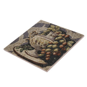 Roman Mosaic Style Wine Ceramic Tile