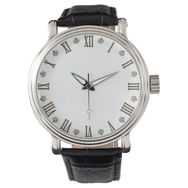 Roman numbers watch (Front)