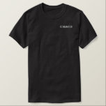 Roman Numeral Birthday Anniversary Date Custom Embroidered T-Shirt<br><div class="desc">Roman Numeral Birthday Anniversary Date Custom Embroidered T-Shirt</div>