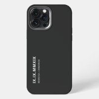 Roman Numerals Anniversary Date Matching Couple