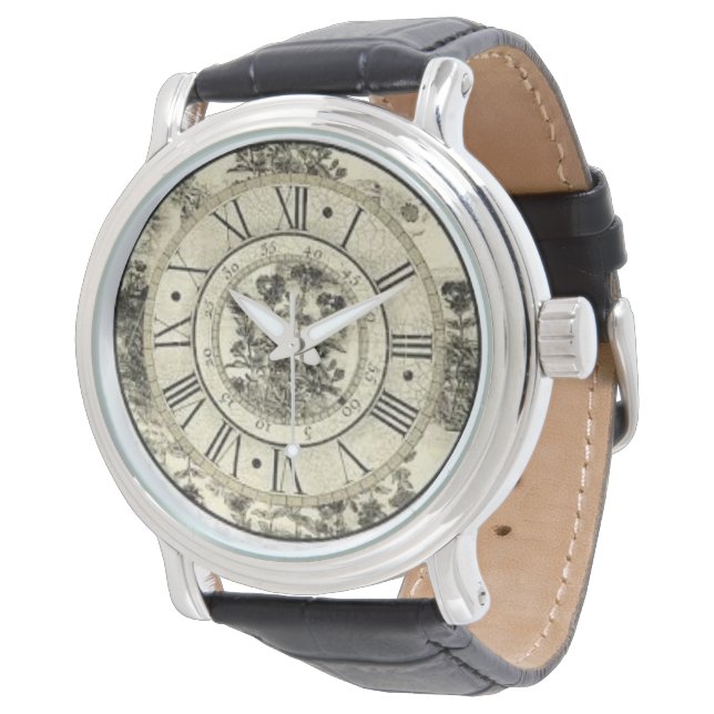 Roman Numerals Modern number big Easy to Read Watc Watch (Angled)