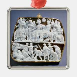 Roman onyx cameo, 1st century AD Metal Ornament