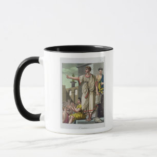 Roman Orator, from 'L'Antica Roma', 1825 (colour l Mug