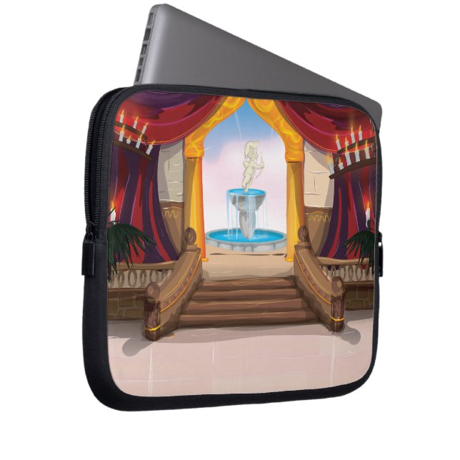 Roman Palace Laptop Sleeve (Front Right)