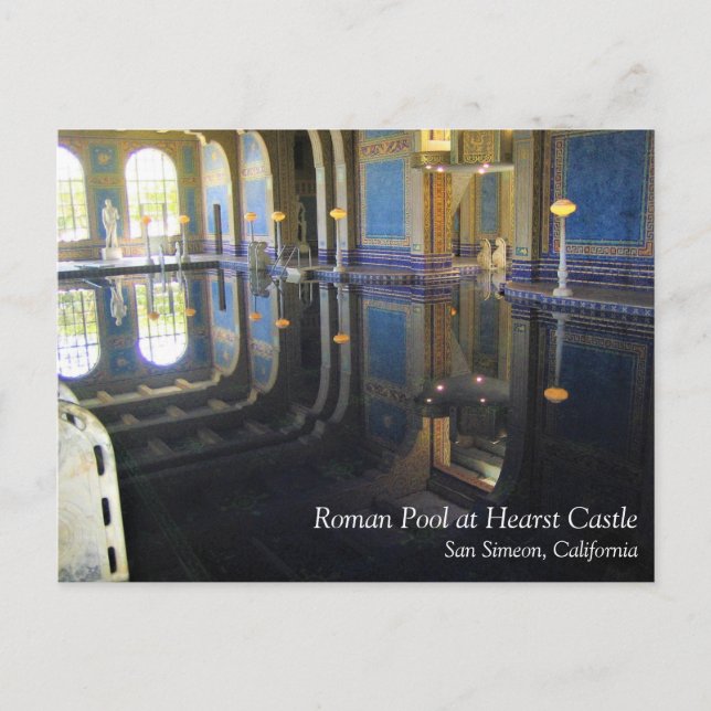 Roman Pool at Hearst Castle, California Postcard (Front)