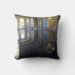 Roman Pool at Hearst Castle, California Throw Pillow