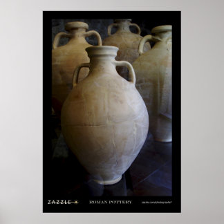 Roman pottery poster