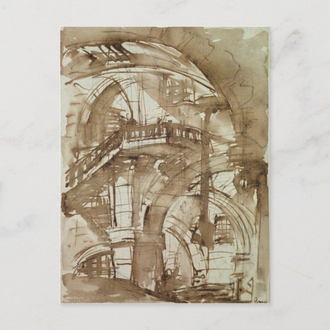 Roman Prison, c.1744-5 Postcard (Front)