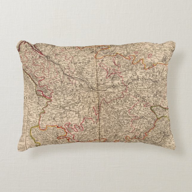 Roman roads and churches accent pillow (Front)