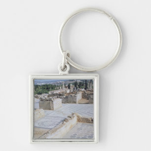 Roman ruins of the port of Emporion Keychain