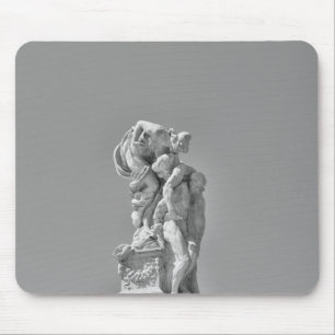 Roman sculptures in modern composition mouse pad