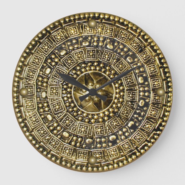 Roman Shield Large Clock (Front)