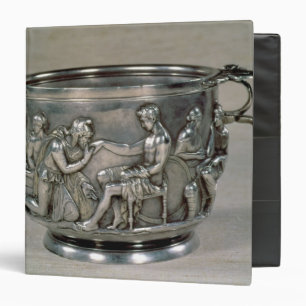Roman silver-gilt drinking cup binder