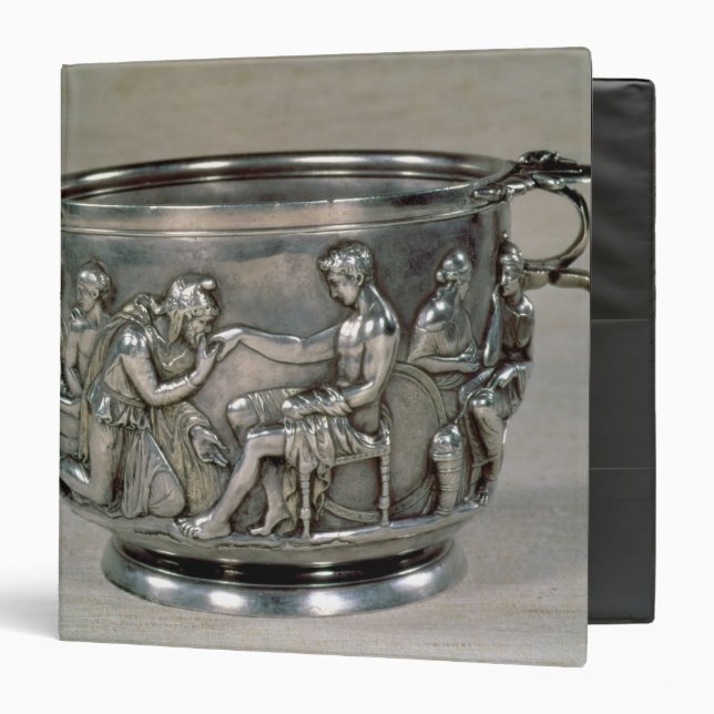Roman silver-gilt drinking cup binder (Front/Inside)