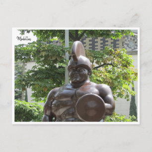 roman soldier botero postcard