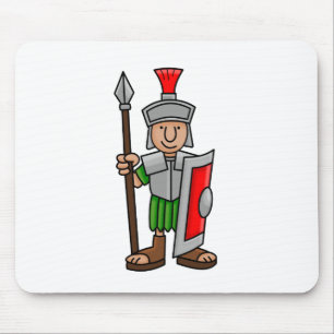 roman soldier mouse pad