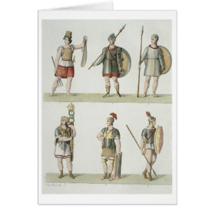 Roman Soldiers, detail from plate 2, Class 5 of Pa
