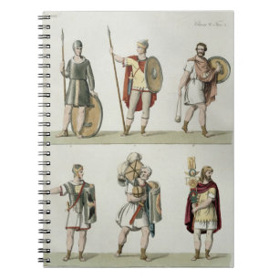 Roman Soldiers, detail from plate 2, class 5 of Pa Notebook