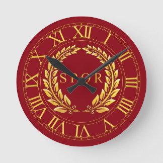 Roman SPQR Wall Clock