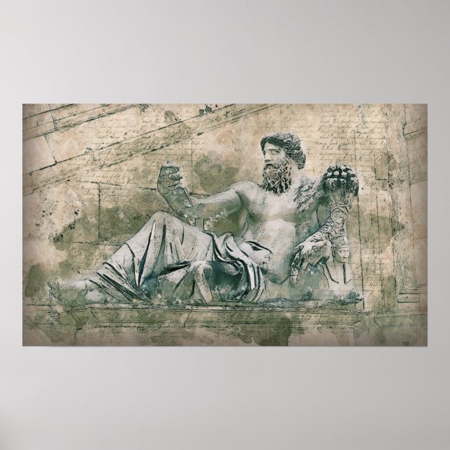 Roman Statue Poster (Front)