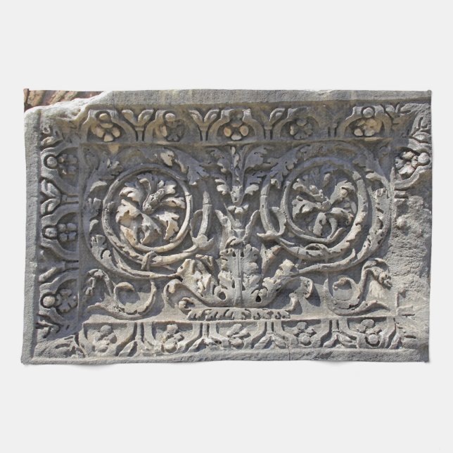 Roman stone kitchen towel (Horizontal)