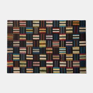 Roman stripes quilt Door Mat