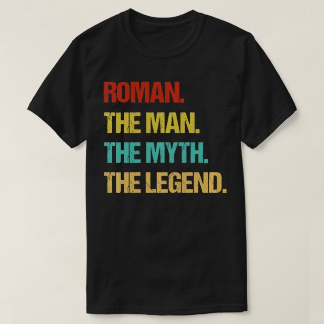 Roman The Man The Myth The Legend Pullover (Design devant)