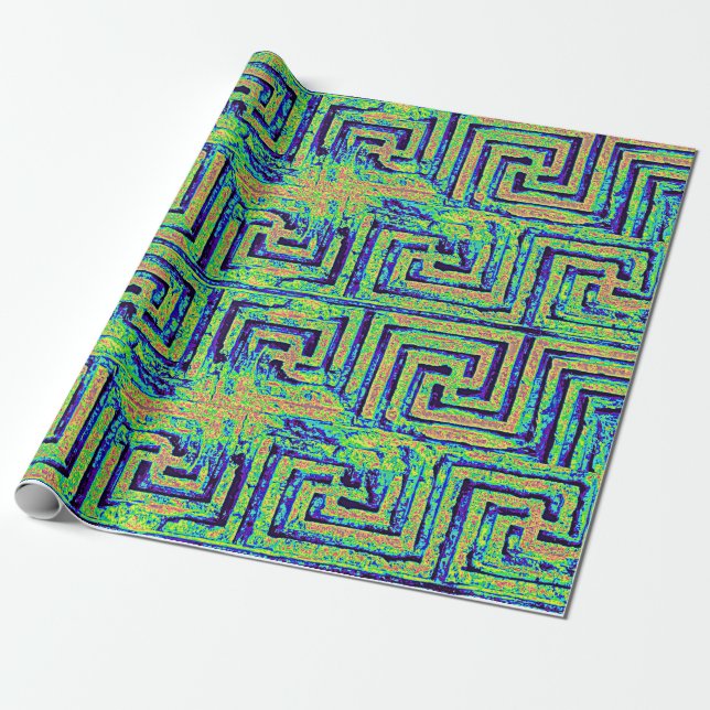 Roman wall art wrapping paper (Unrolled)