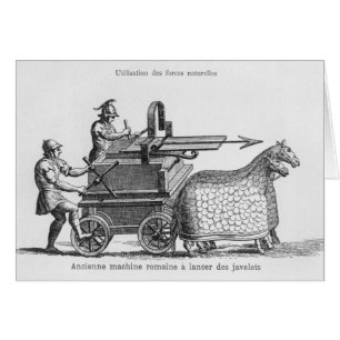 Roman war machine for firing javelins