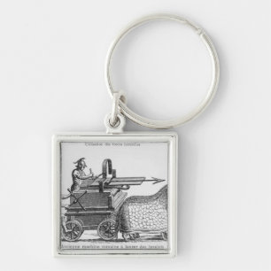 Roman war machine for firing javelins keychain