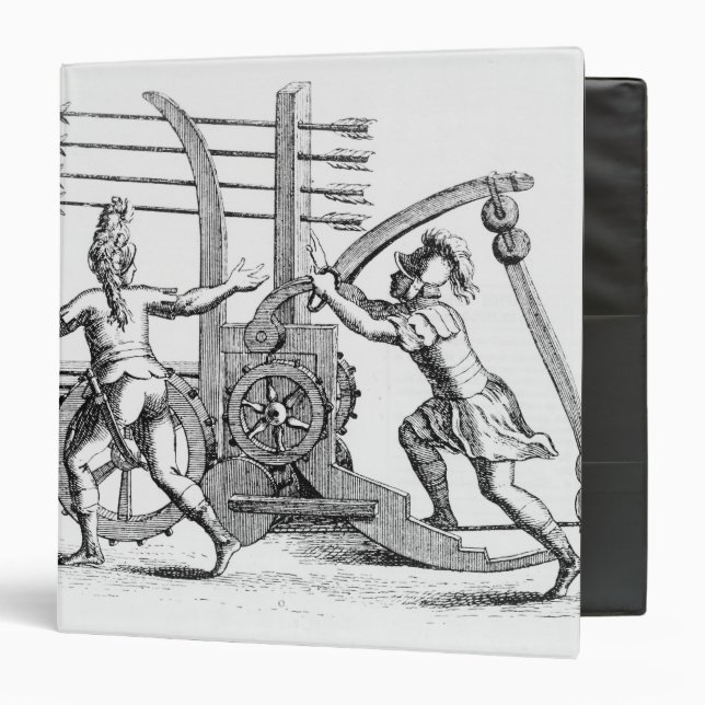 Roman war machine for firing spears binder (Front/Inside)