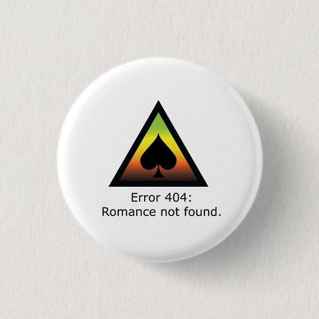 Romance 404 1 inch round button (Front)