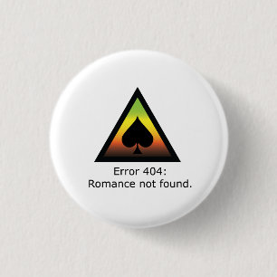 Romance 404 1 inch round button