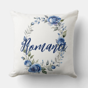 Romance and Roses Throw Pillow