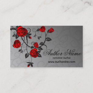 Romance Auteur Carte de visite