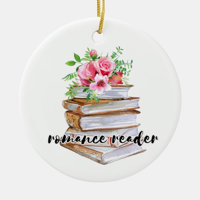 Romance Book Lover Ornament (Front)