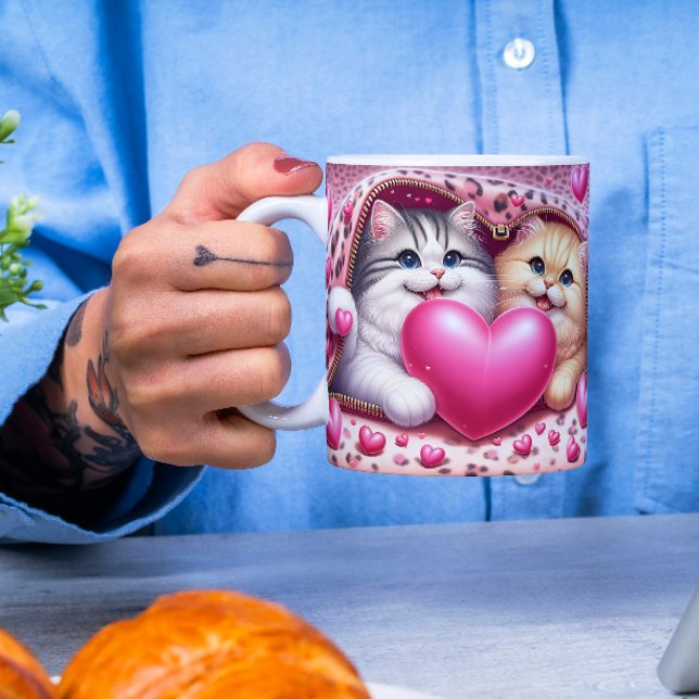 Romance brasseuse : La Saint Valentin Café Mug (Créateur téléchargé)