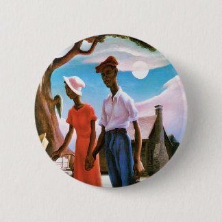 Romance by Thomas Hart Benton 2 Inch Round Button