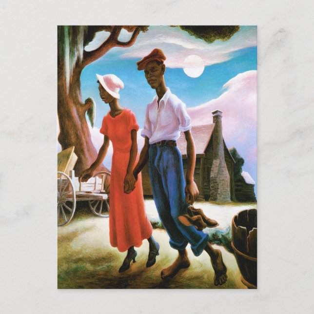 Romance by Thomas Hart Benton Postcard (Front)