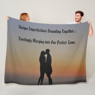 Romance Decor, Couples, or Wedding Gift Fleece Blanket