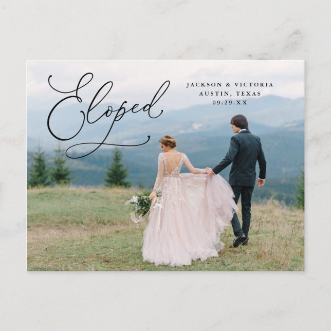 Romance Eloped Postcard (Front)