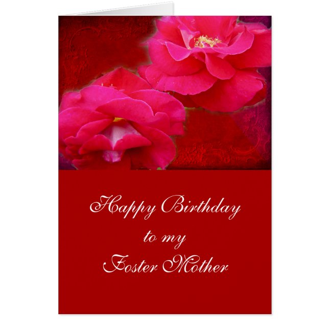 Romance et Roses rouges - Voeux d'anniversaire (Devant)