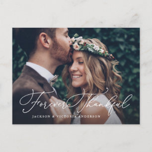 Romance Forever Thankful Postcard