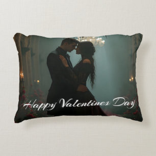 Romance in the Rose Hall for Valentine's Day Accent Pillow