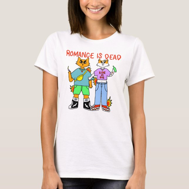 Romance is Dead  T-Shirt (Front)