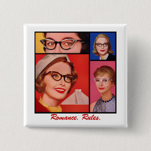 Romance. Rules. 2 Inch Square Button